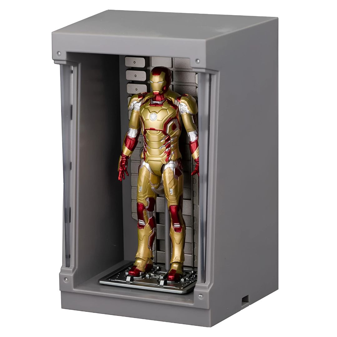 Iron Man+Hall Of Amor Set Mk42 4-Inchaction Figure By Zd Toys