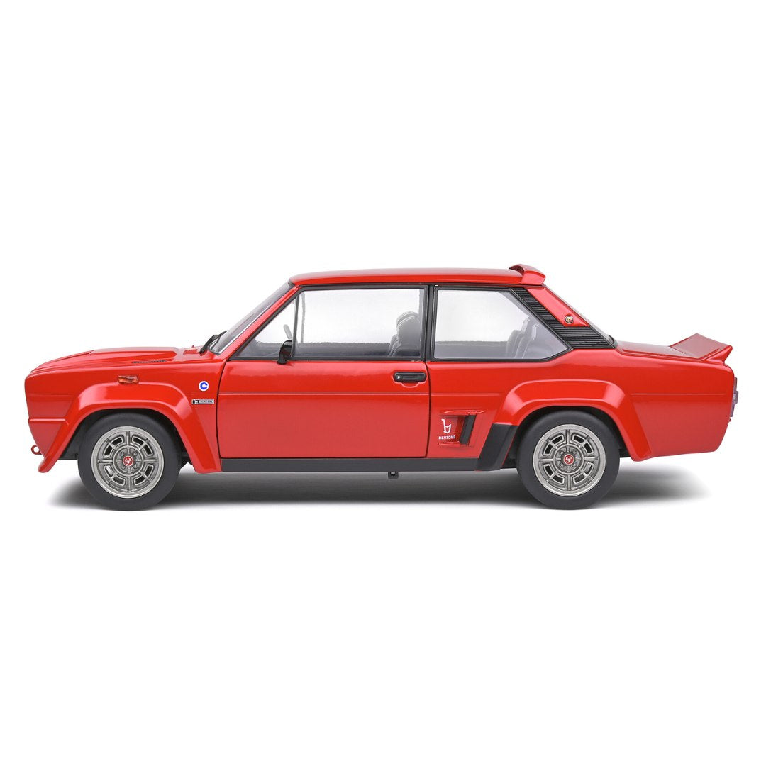 Red FIAT 131 ABARTH ROUGH 1980 1:18 Scale die-cast car by Solido -Solido - India - www.superherotoystore.com