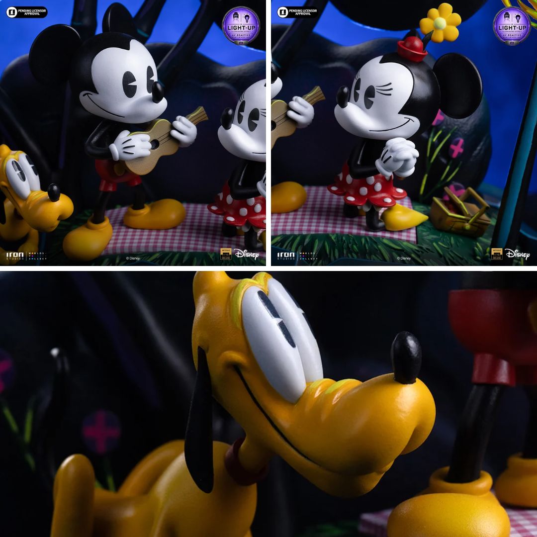Mickey, Minnie and Pluto's Day at the Park - Disney Classics - Deluxe Art Scale 1/10 Statue By Iron Studios (Copy) -Iron Studios - India - www.superherotoystore.com