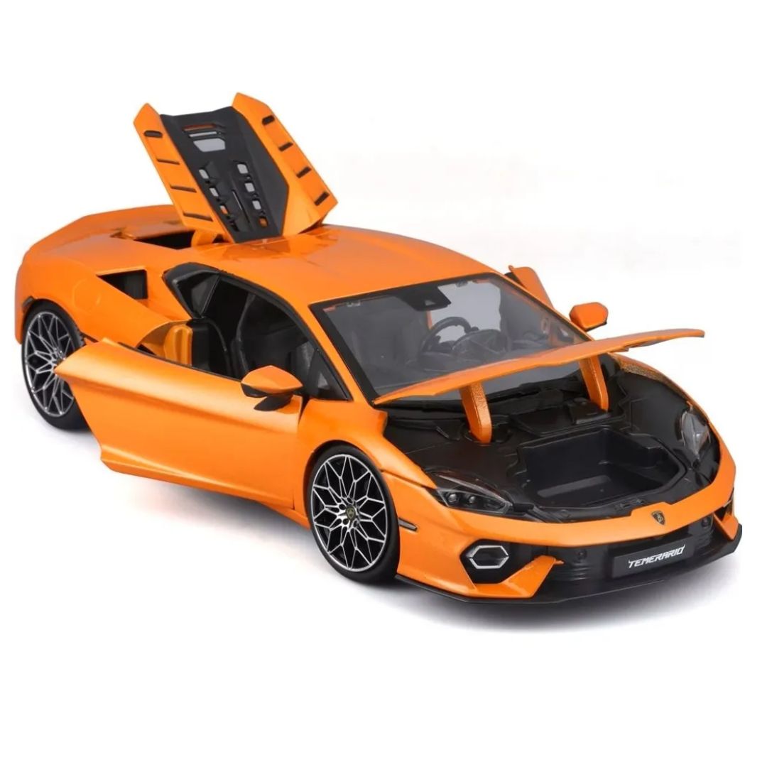 Orange Lamborghini Temenario 1:18 Scale Die-Cast car by Bburago
