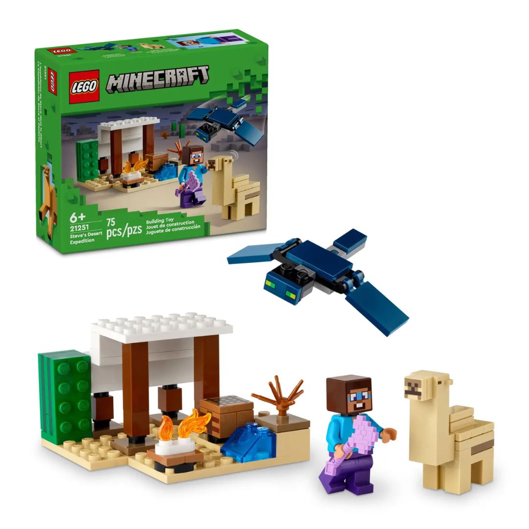 Lego Minecraft Steve's Desert Expedition -Lego - India - www.superherotoystore.com