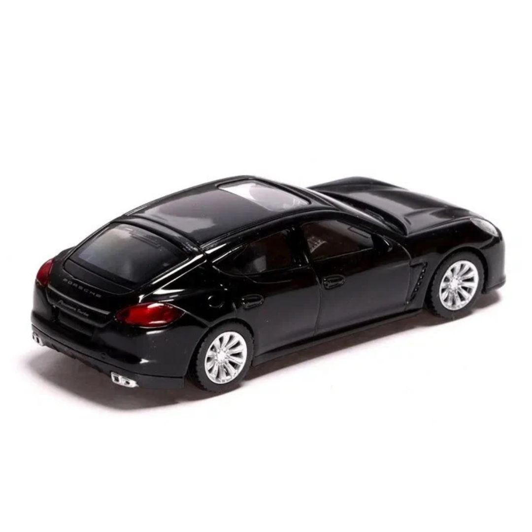 Black Porsche Panamera 1:43 Scale Die-Cast Car By RMZ
