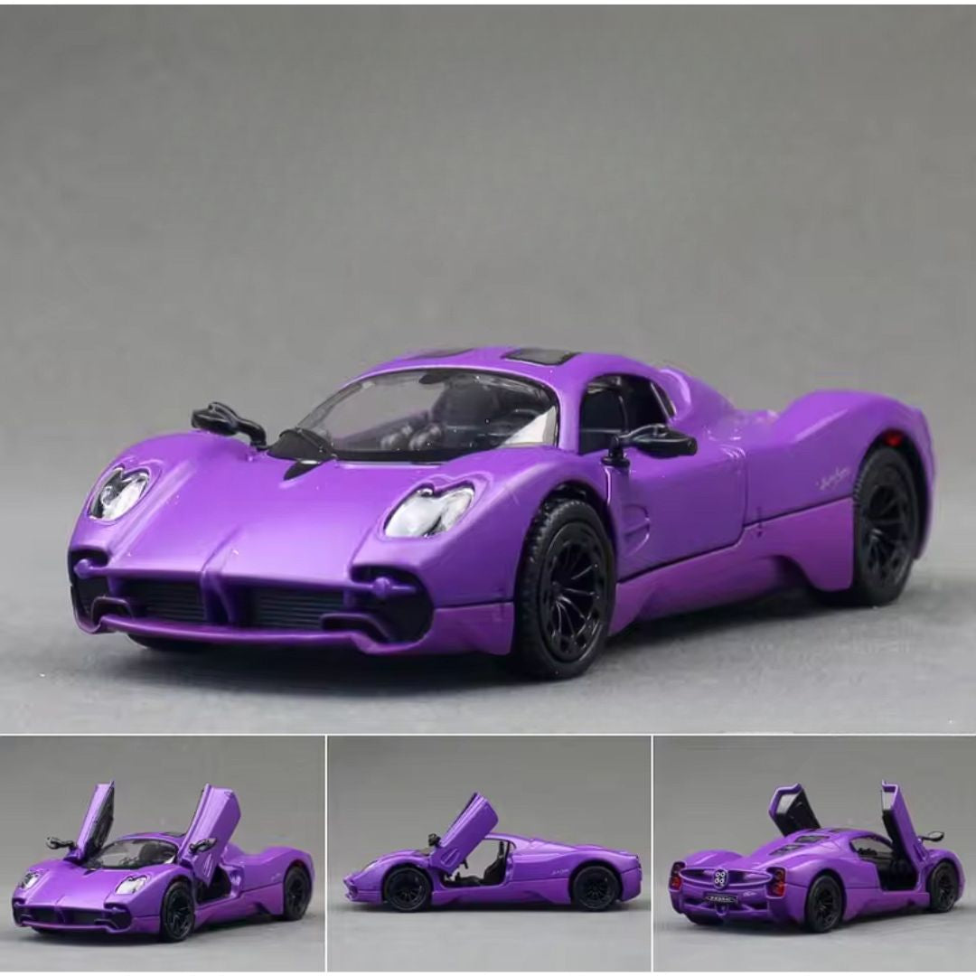 Matt Purple Pagani Utopia 1:43 Scale Die-Cast Car By RMZ