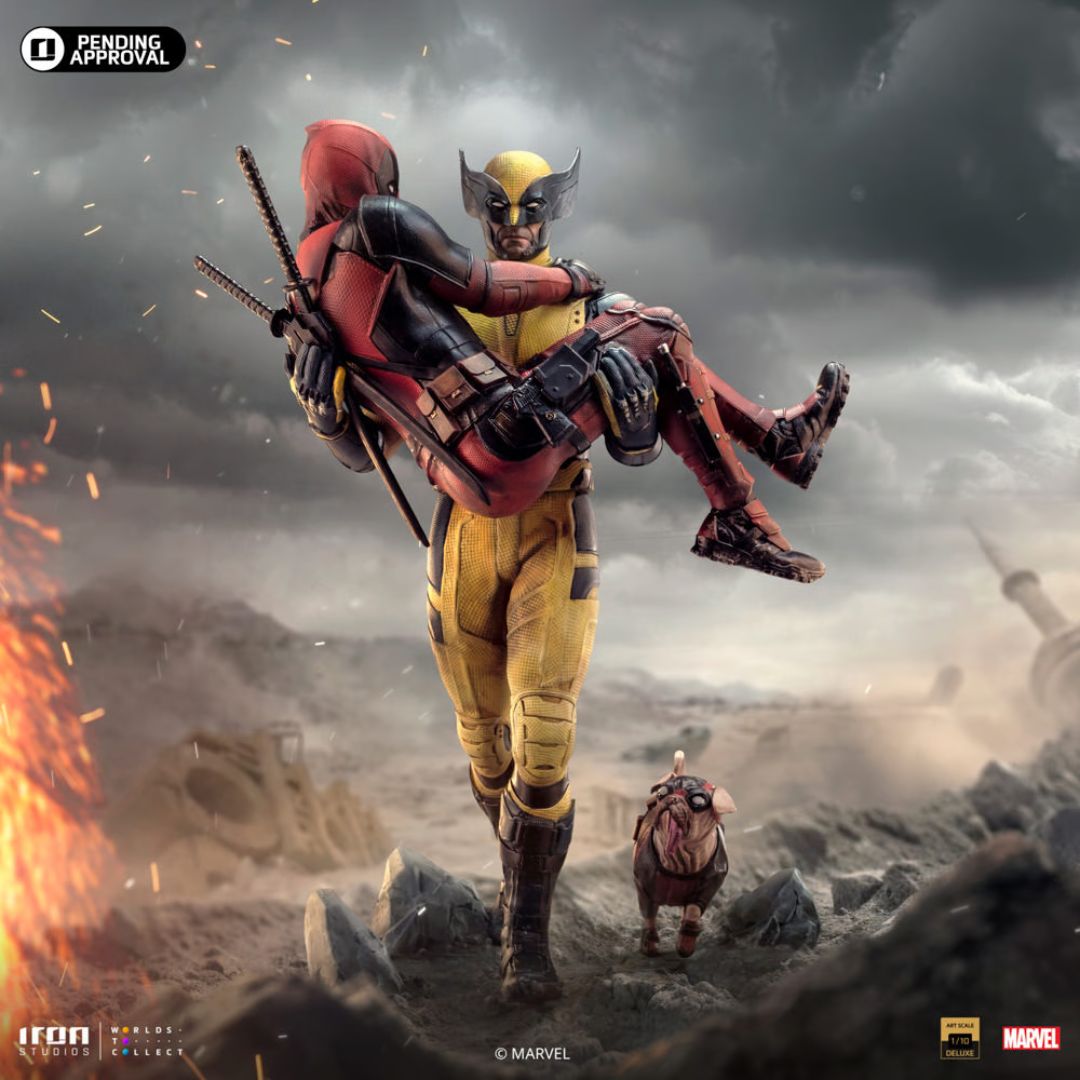 Deadpool and Wolverine Statue by Iron Studios -Iron Studios - India - www.superherotoystore.com