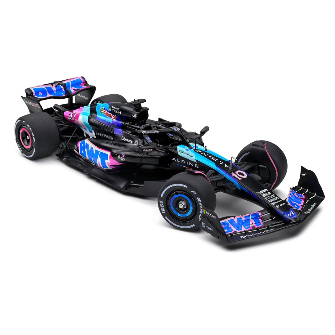 1:18 Alpine A524 Presentation Blue E.Ocon 2024 By Solido