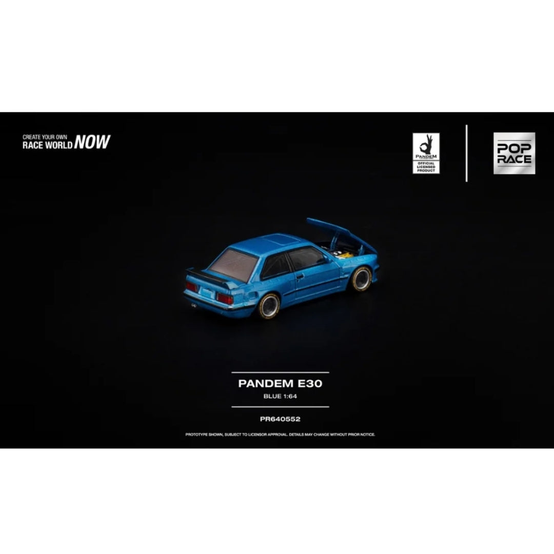 Pandem E30 Blue 1:64 Diecast Model Car By Trends Hobby -Trends Hobby - India - www.superherotoystore.com