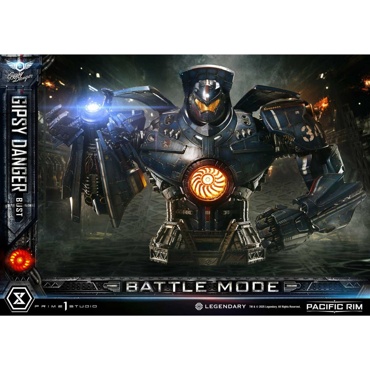 Gipsy Danger Battle Mode (Regular Version) Statue By Prime1 Studios -Prime 1 Studio - India - www.superherotoystore.com