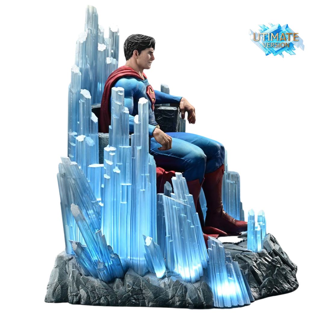 Superman Fortress Of Solitude On Throne Deluxe Statue By Prime1 Studios -Prime1 Studios - India - www.superherotoystore.com