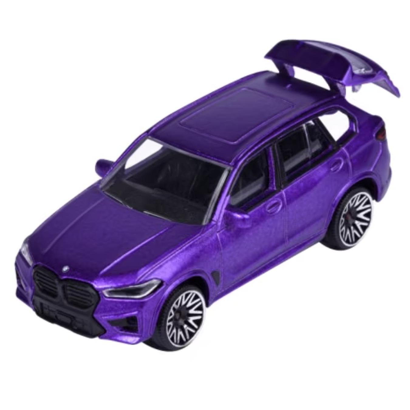 Showroom Premium Purple BMW X5M Competition 1:64 Scale Die-Cast car By Majorette -Majorette - India - www.superherotoystore.com