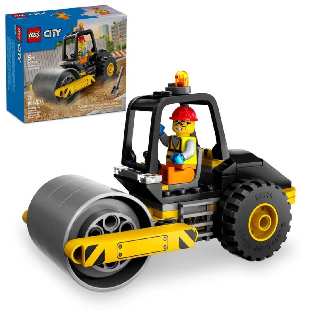 Lego City City Great Vehicles Construction Steamroller -Lego - India - www.superherotoystore.com