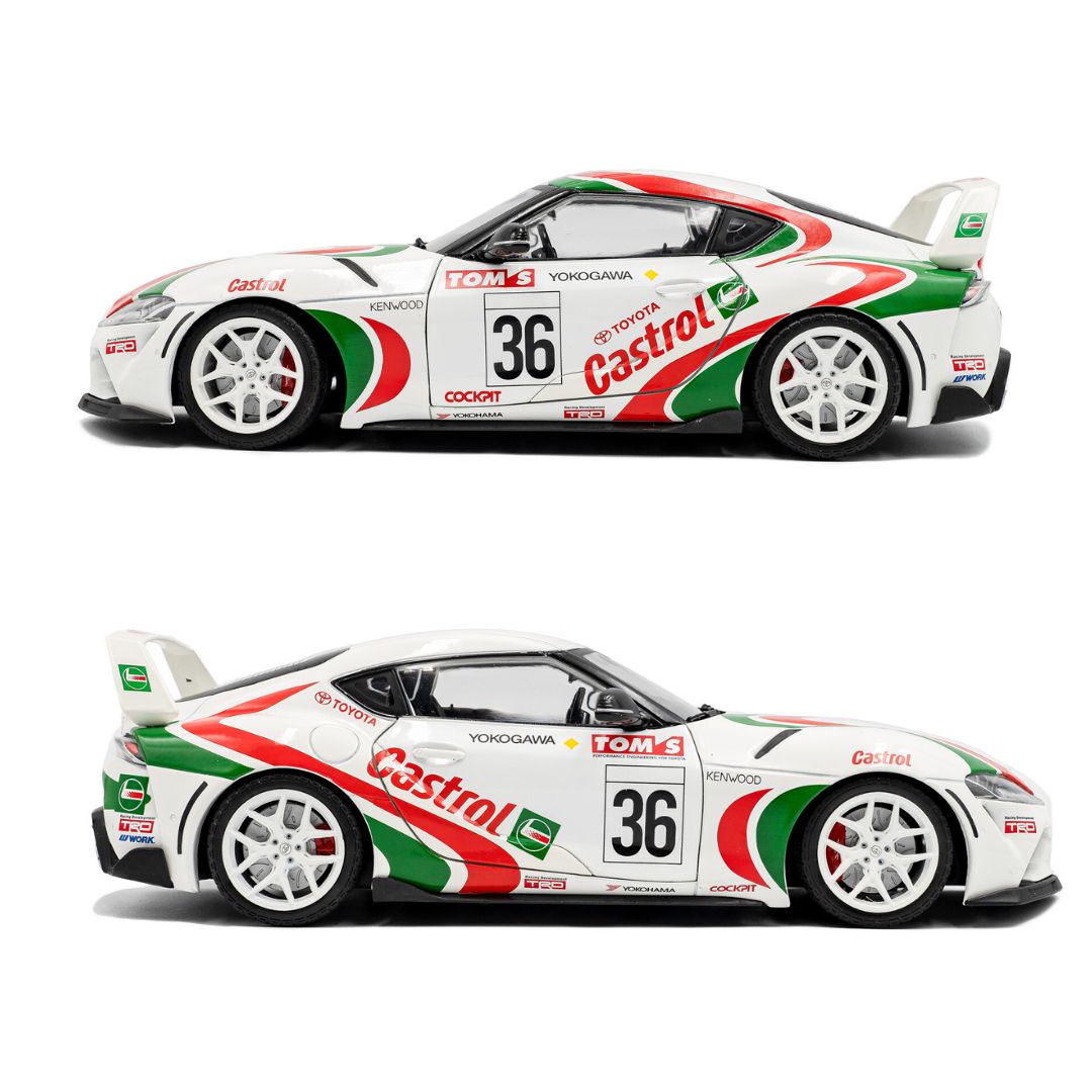 1:18 Toyota Gr Supra Toyota Racing Tribute White 2024 By Solido