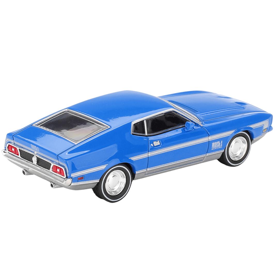 Ford Mustang Mach 1 Grabber Blue By Mini Gt -Mini GT - India - www.superherotoystore.com