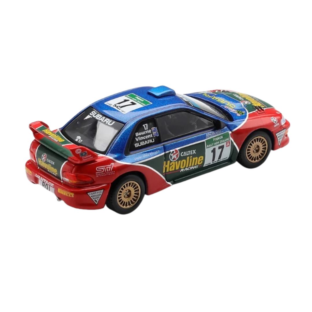 Subaru Impreza Wrc98 17 2000 Rally New Zealand1:64 Diecast Car By Mini Gt