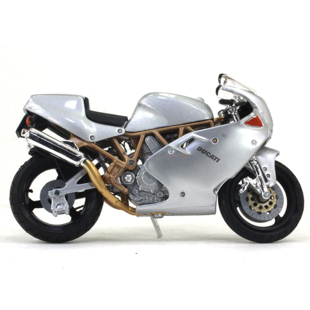 Silver DUCATI SUPERSPORT 900FE 1:18 Scale Die-Cast Model Bike by Bburago -Bburago - India - www.superherotoystore.com