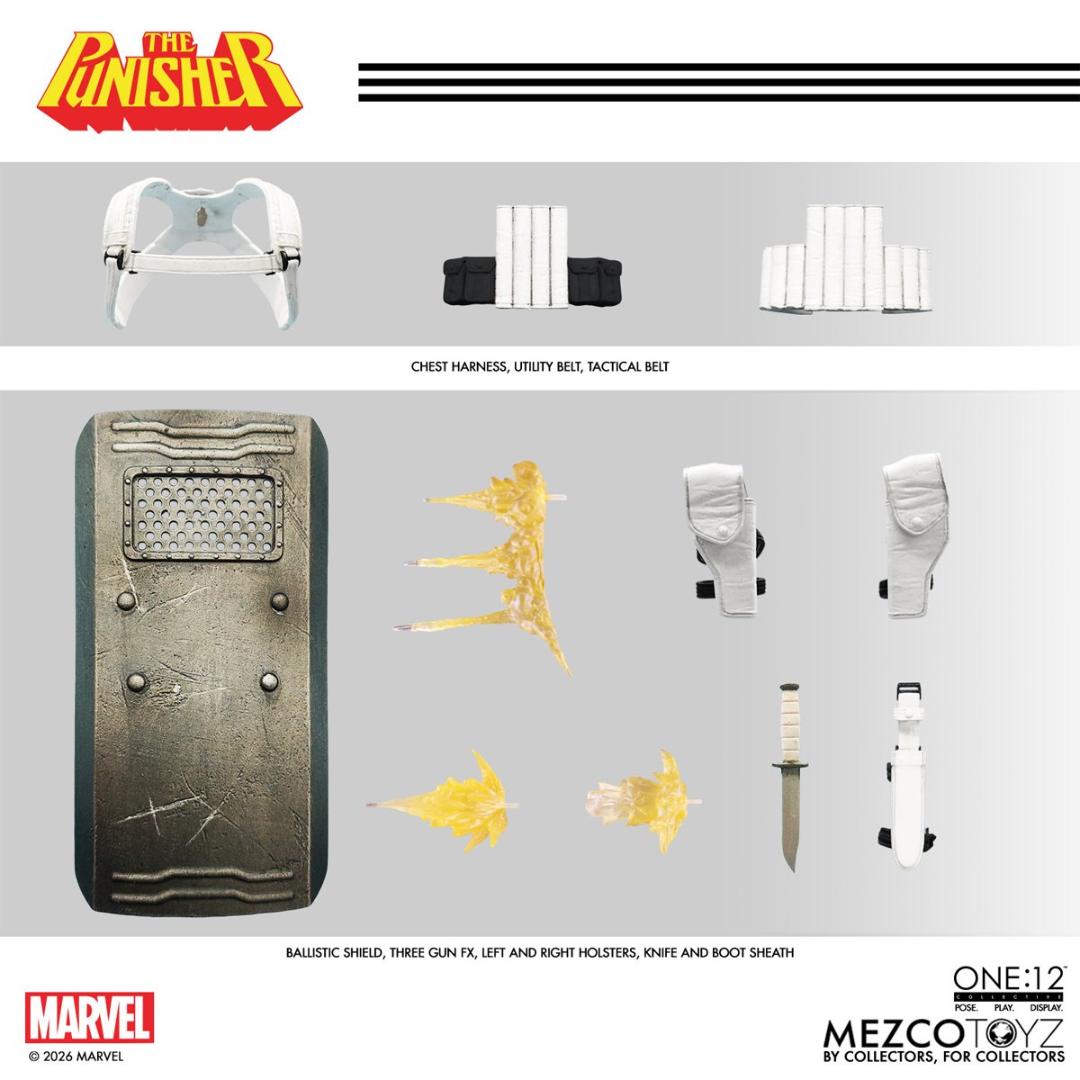 The Punisher Action Figure By Mezco Toys -Mezco Toys - India - www.superherotoystore.com