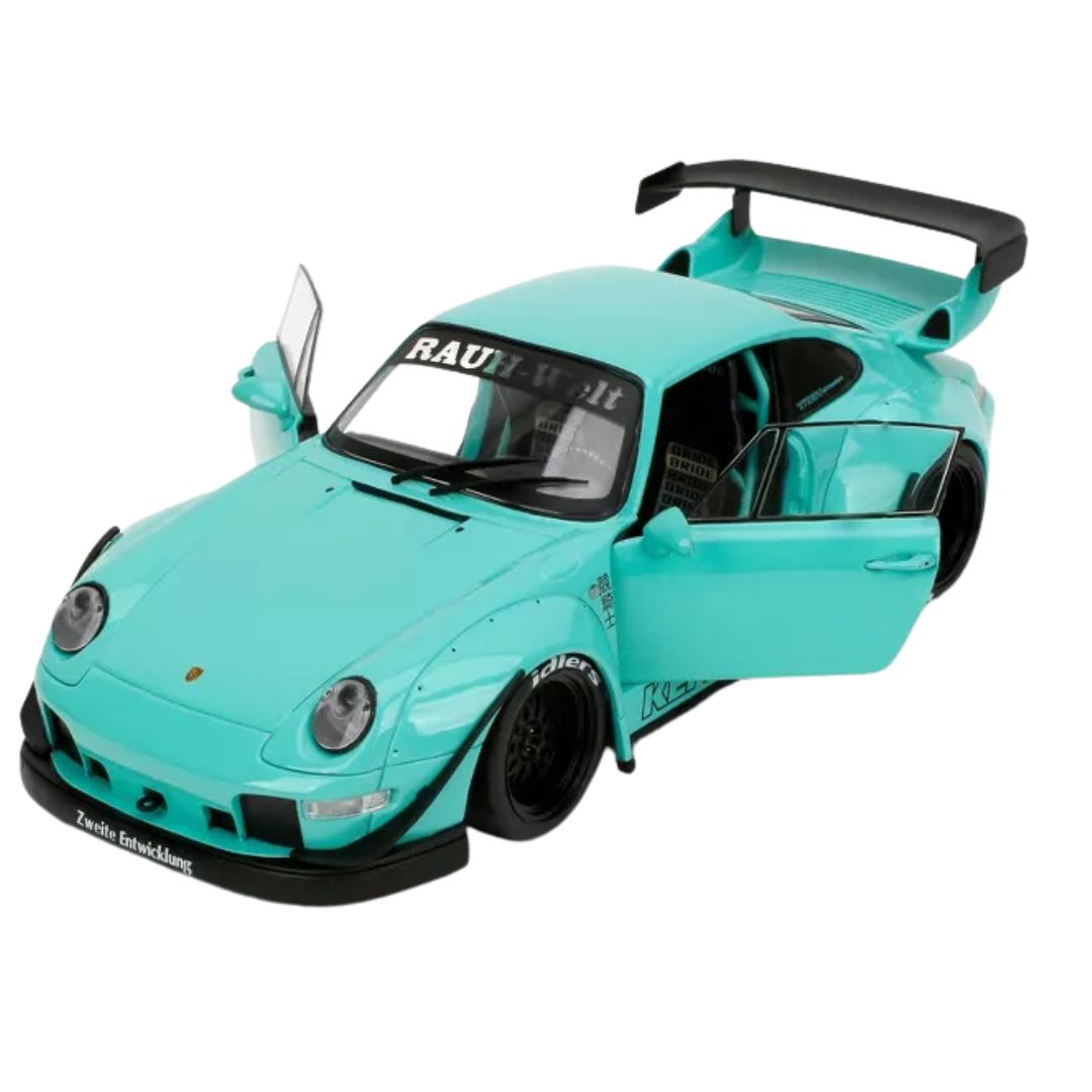 Mint Green Pink Slips - RWB Kei Kishi 1:18 Scale Die-Cast Car By Jada Toys -Jada Toys - India - www.superherotoystore.com