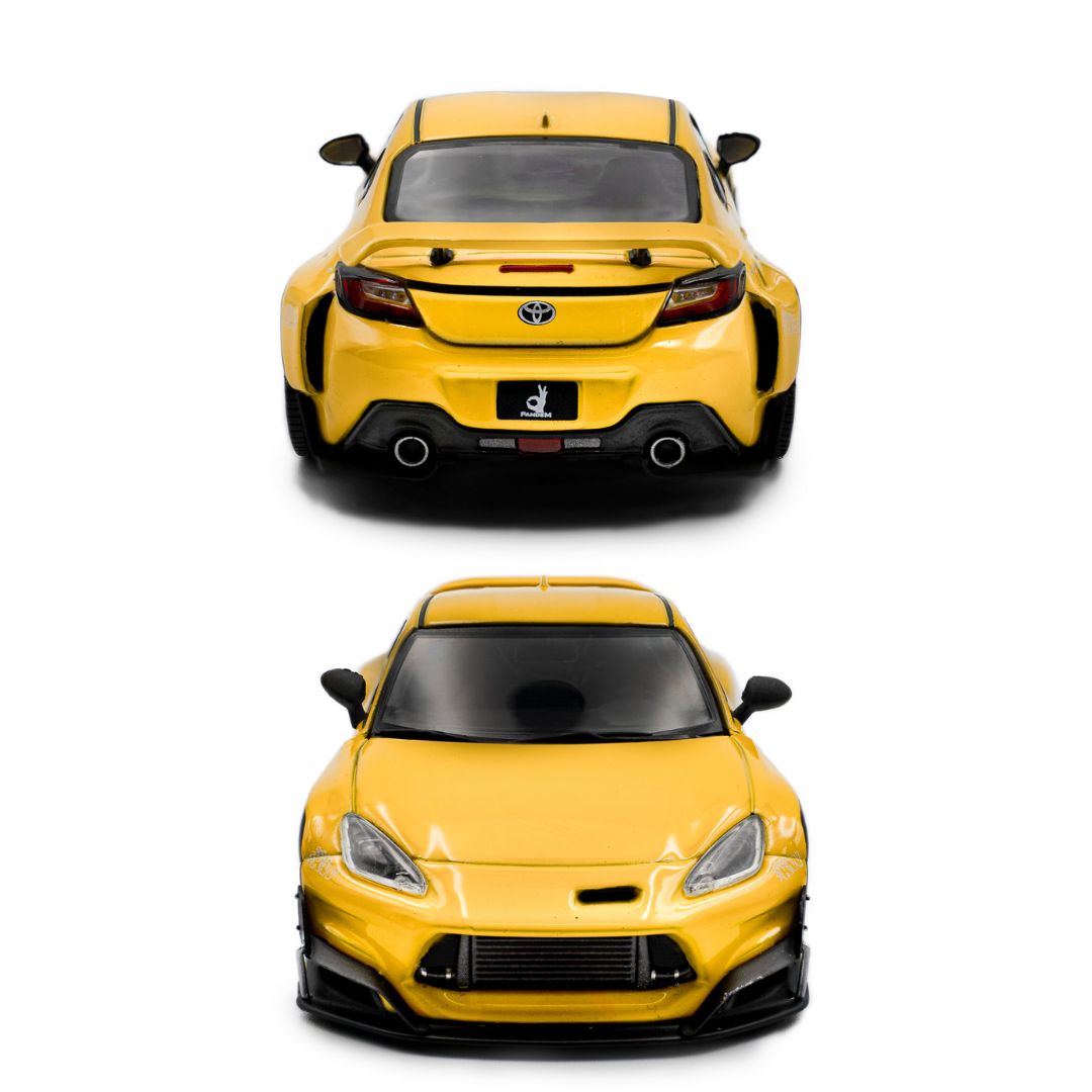 1:43 Pandem Toyota Gr86 Yellow 2022 By Solido