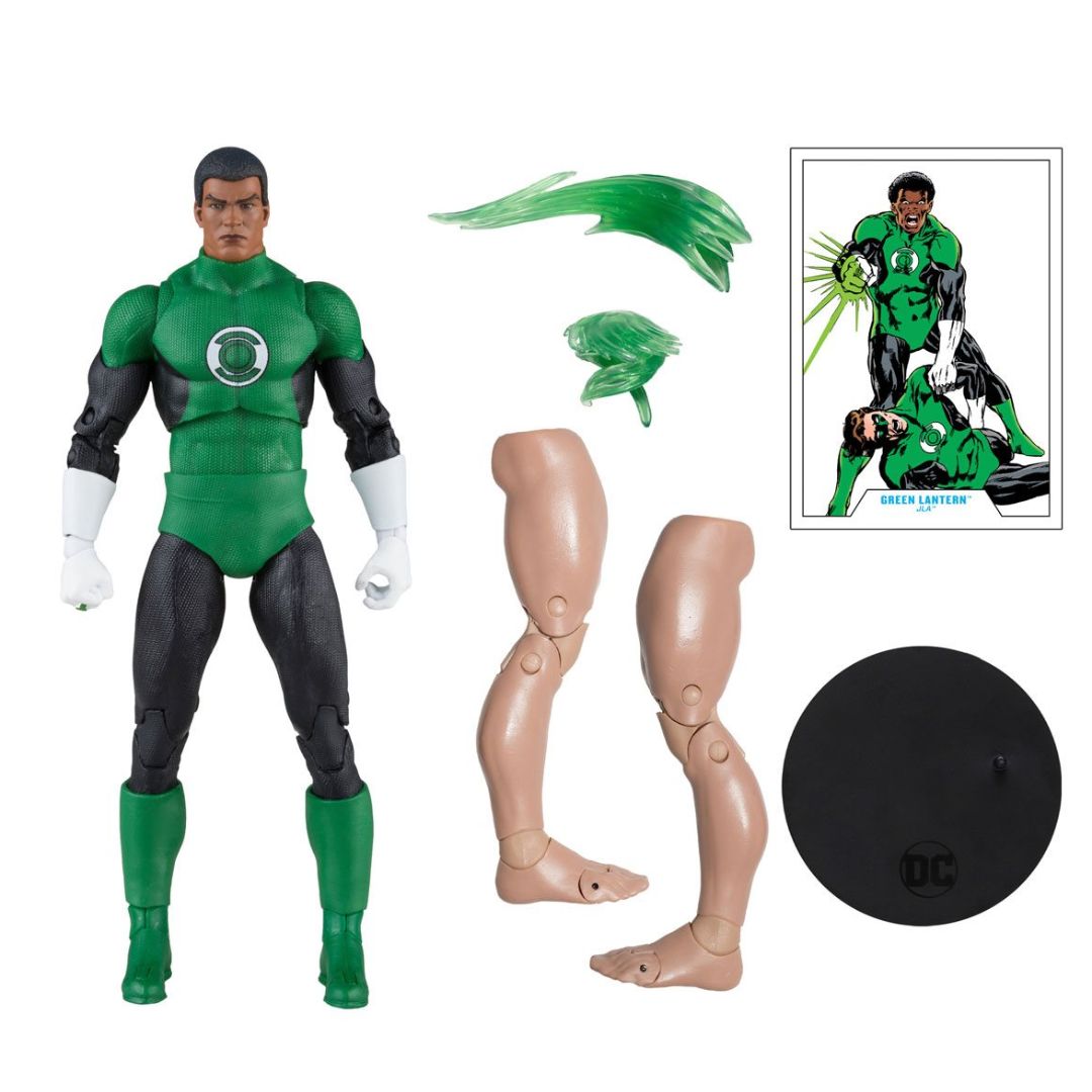 Dc Comics Build A Figures  - Plastic Man - Green Lantern (John Stewart) Figure By Mcfarlane Toys -McFarlane Toys - India - www.superherotoystore.com