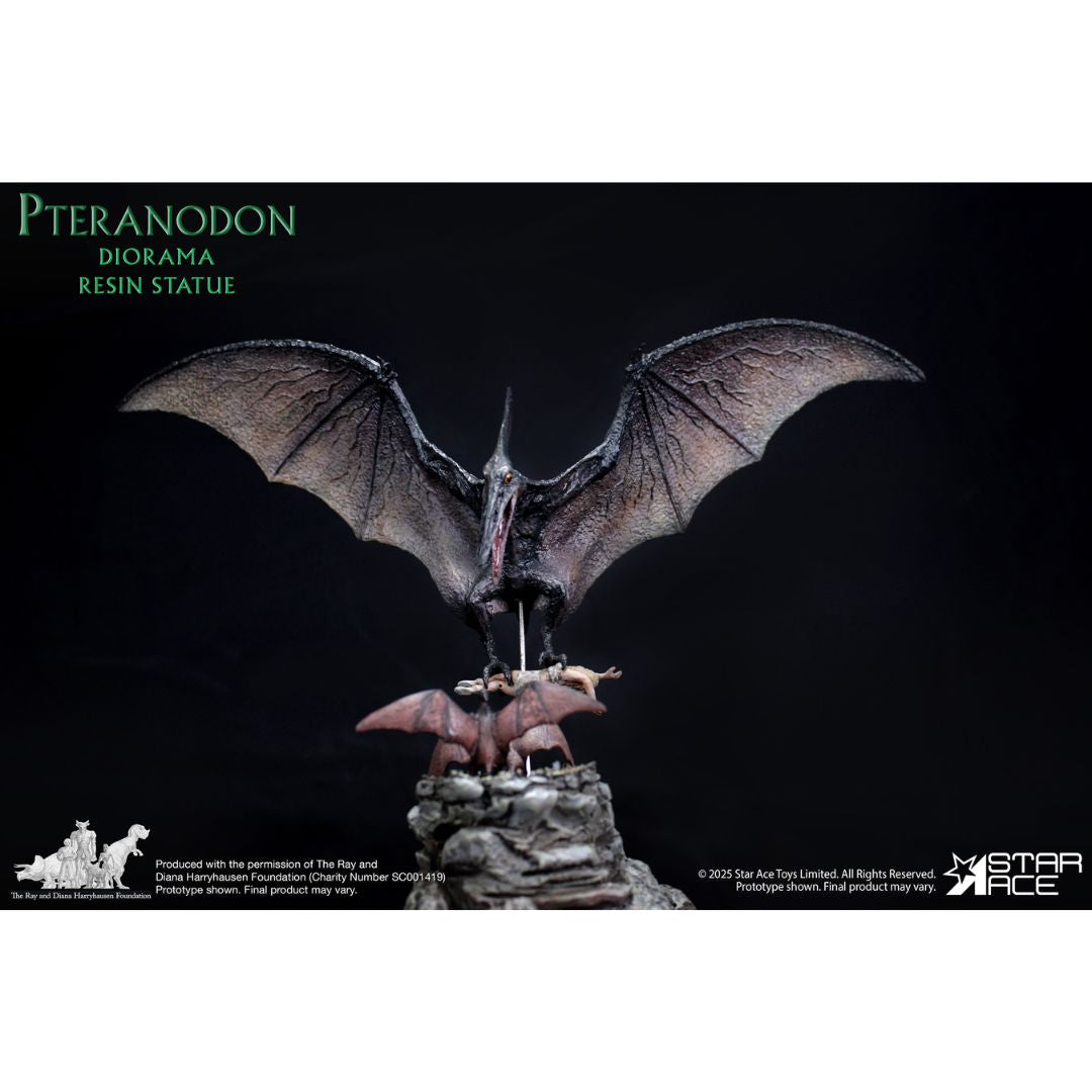 Pteranodon Attack Scene Statue By Star Ace Toys