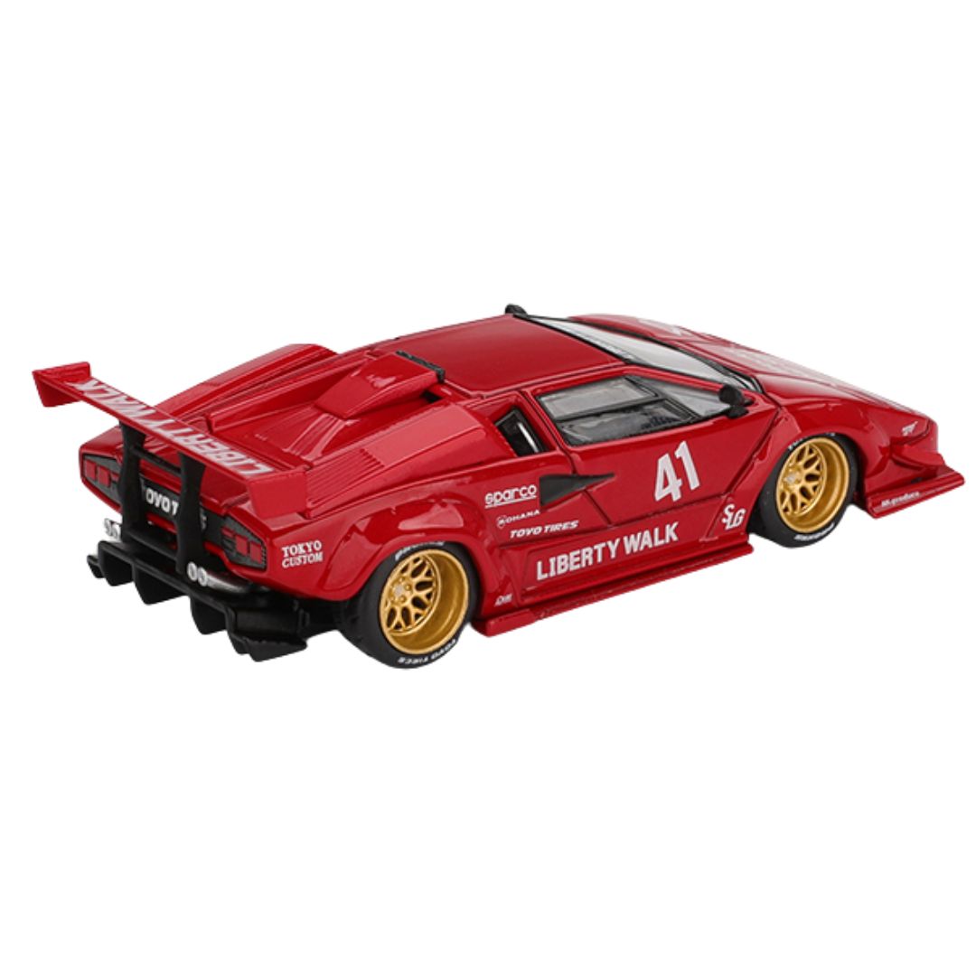 Lamborghini Countach Lb-Works Red 1:64 Die-Cast Car By Mini Gt By Mini Gt -Mini GT - India - www.superherotoystore.com