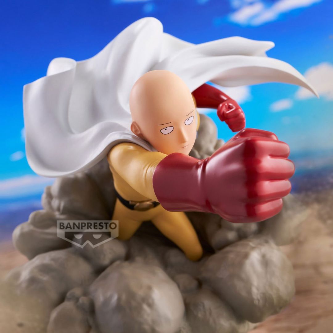 One-Punch Man Saitama Diorama Statue By Banpresto -Banpresto - India - www.superherotoystore.com