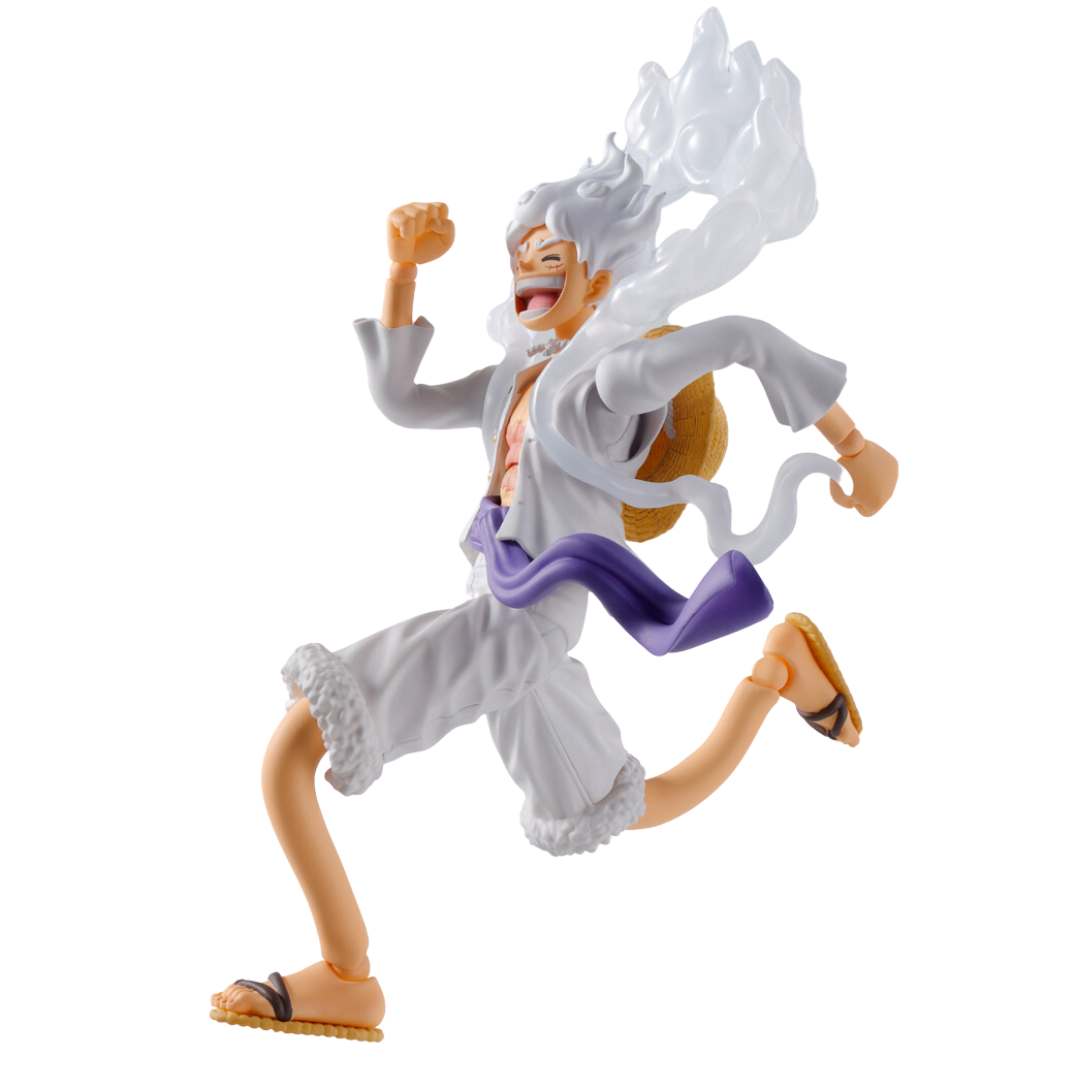 One Piece Monkey D. Luffy Gear5 S.H. Figuarts Figure by Bandai -Tamashii Nations - India - www.superherotoystore.com