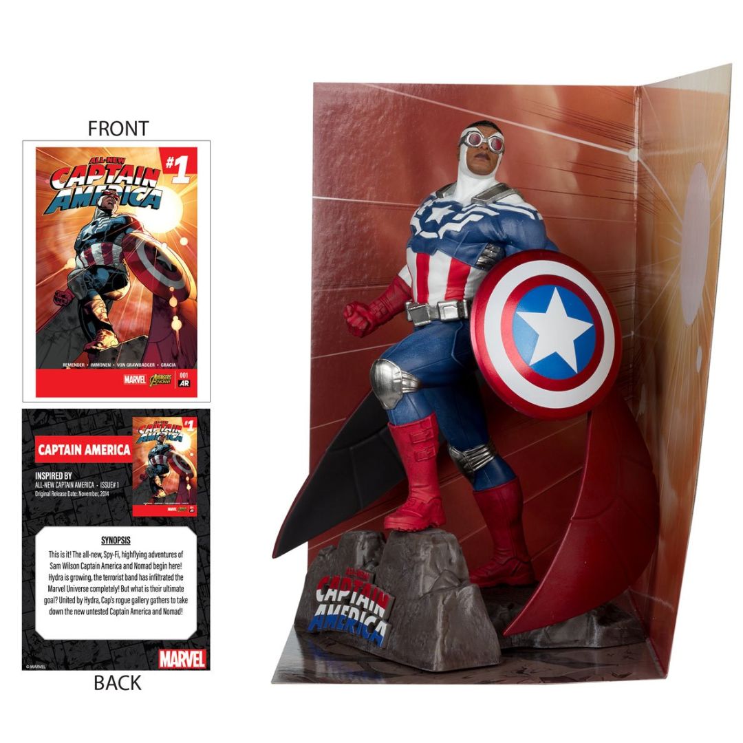 Marvel Collection - Captain America (All-New Captain America #1) By Mcfarlane Toys -McFarlane Toys - India - www.superherotoystore.com
