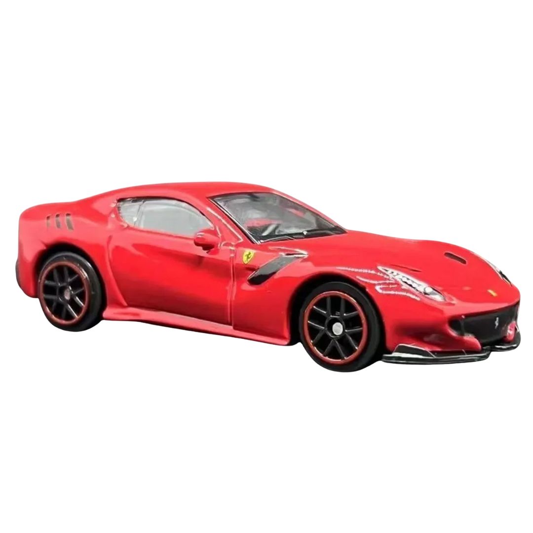 Red Race & Play Ferrari F12tdf 1:64 Scale Die-Cast Car By Bburago