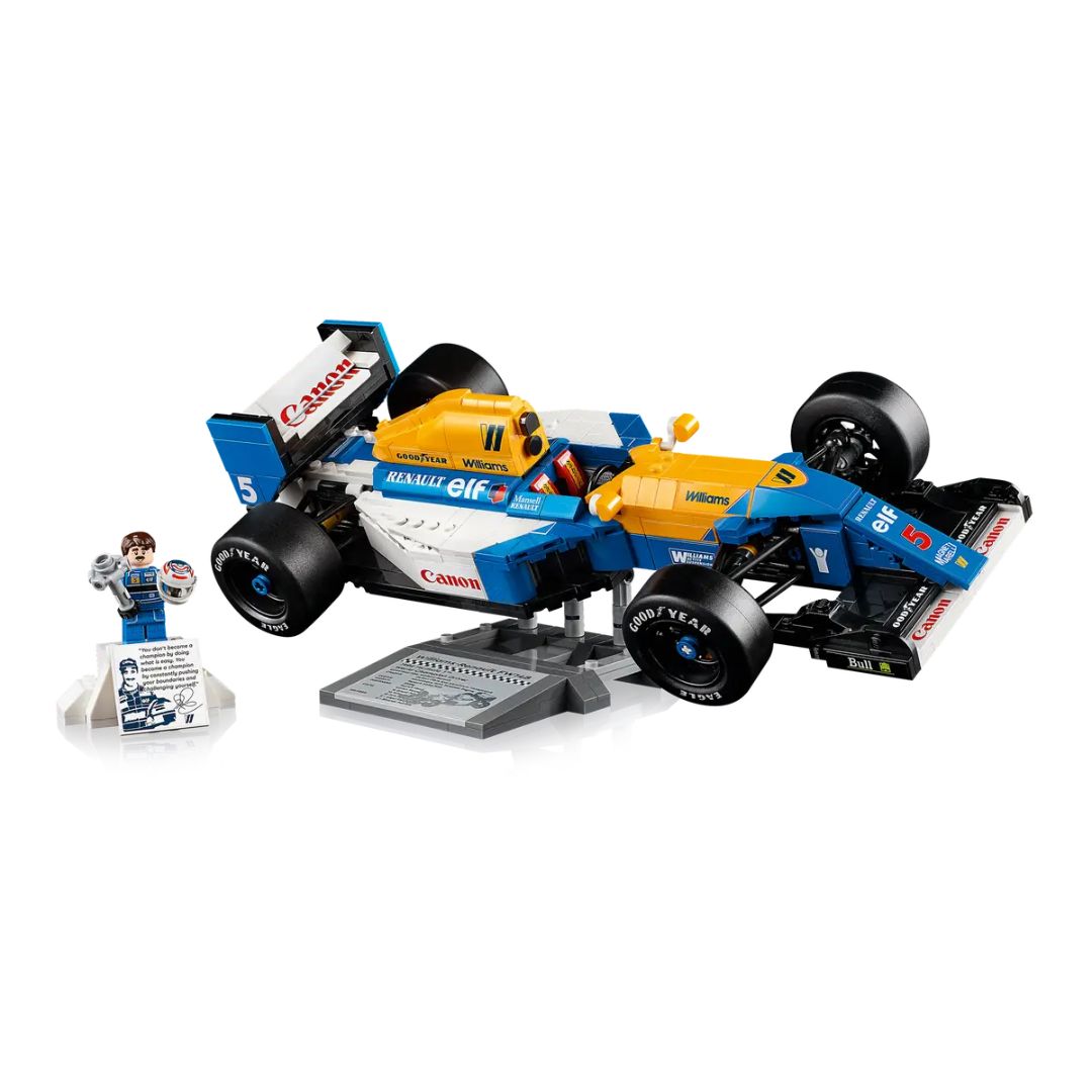 Lego Icons Williams Racing Fw14B & Nigel Mansel -Lego - India - www.superherotoystore.com