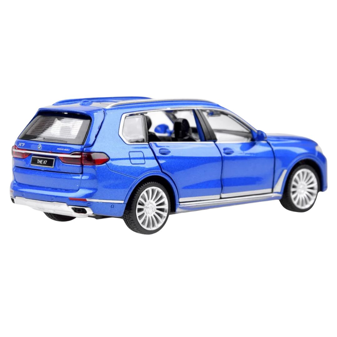 Blue BMW X7 1:32 Scale Die-Cast car By MSZ