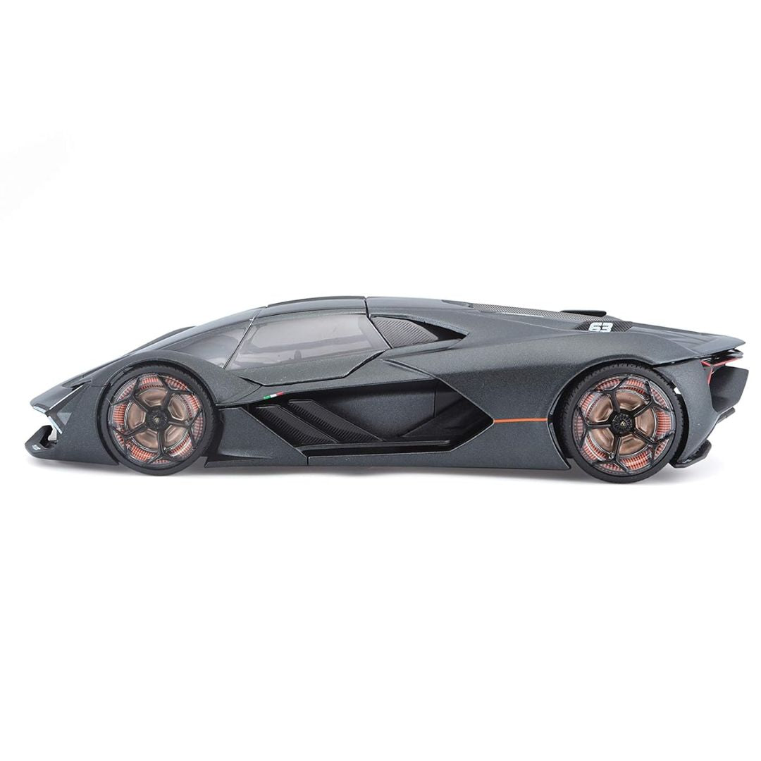 Matt Grey Lamborghini Terzo Millennio 1:24 Scale Die-Cast Car by Bburago -Bburago - India - www.superherotoystore.com