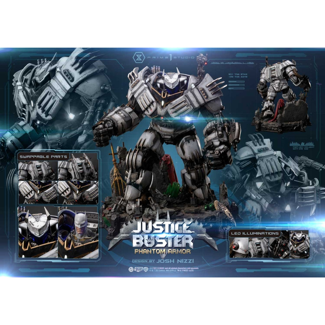 Justice League (Comics) Justice Buster: Phantom Armor Deluxe Statue By Prime1 Studios -Prime 1 Studio - India - www.superherotoystore.com
