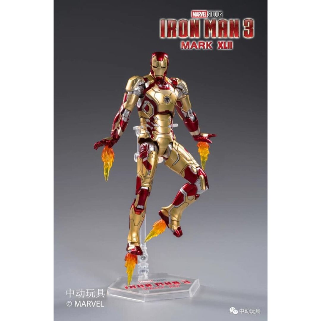 Iron Man Mk42 With Lighting Function Action Figure By Zd Toys -ZD Toys - India - www.superherotoystore.com
