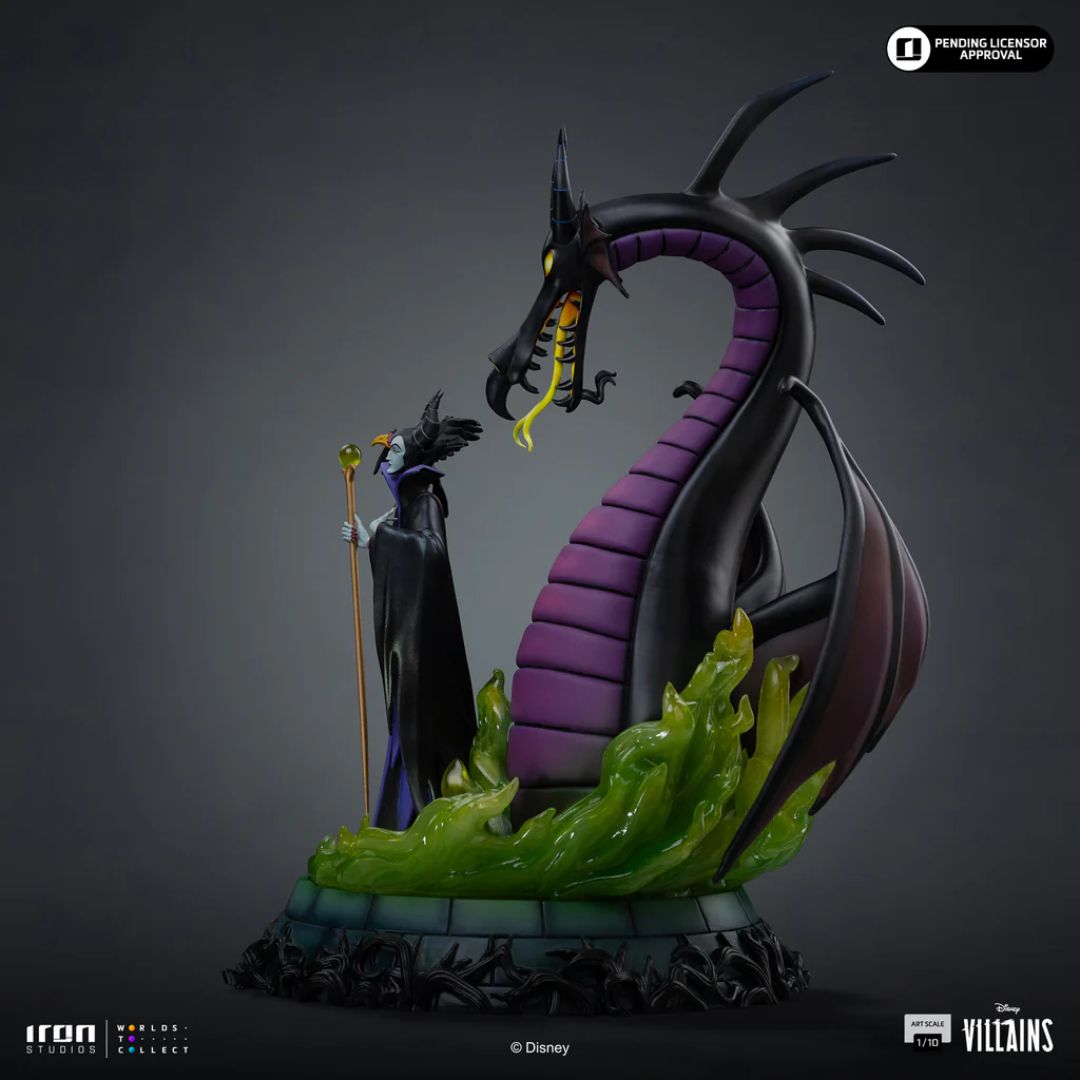 Disney'S Villians Maleficent Statue By Iron Studios
