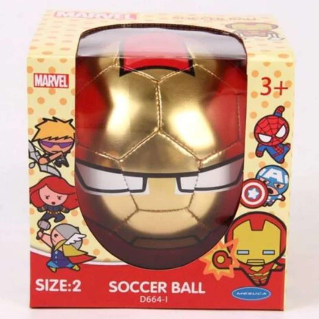 MARVEL IRONMAN Size 2 SOCCER BALL by Mesuca -Mesuca - India - www.superherotoystore.com