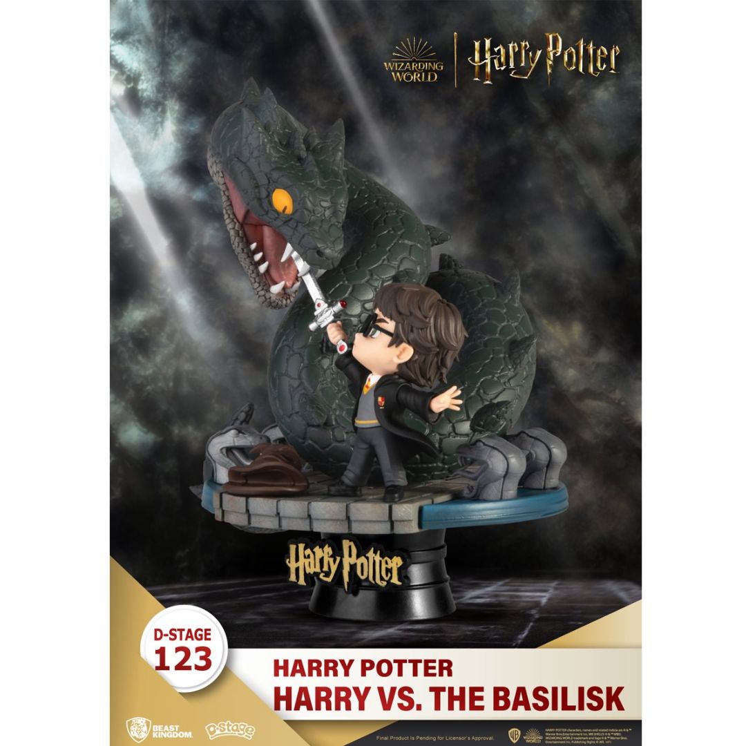 Harry vs. the Basilisk Reissue Statue by Beast Kingdom -Beast Kingdom - India - www.superherotoystore.com