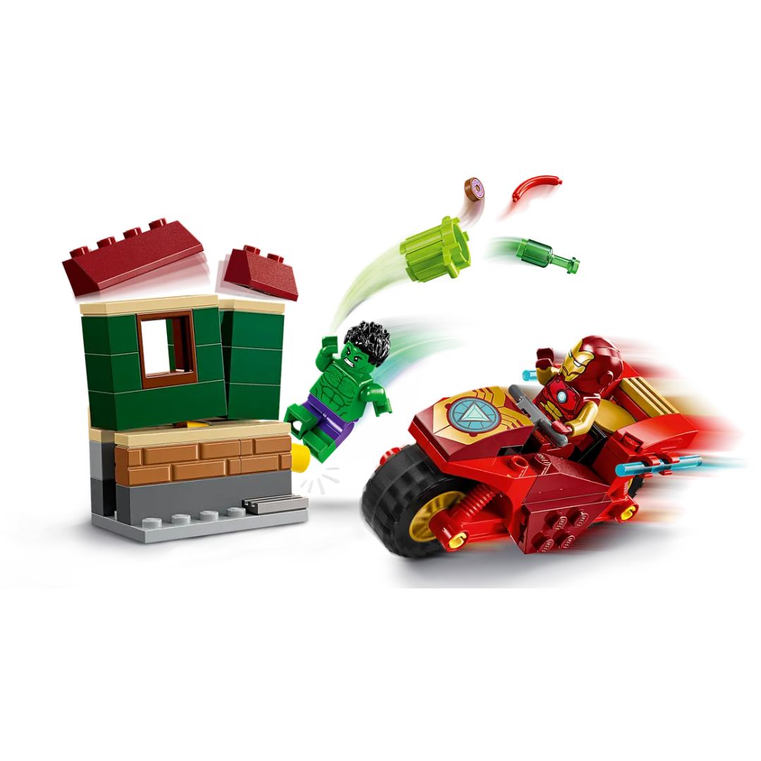 Iron Man With Bike And The Hulk By Lego By Lego -Lego - India - www.superherotoystore.com