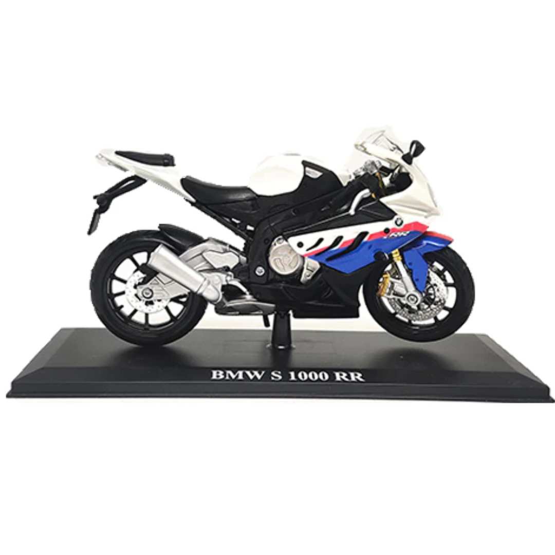 White BMW S 1000 RR Bike Die-cast Bike by Maisto -Maisto - India - www.superherotoystore.com