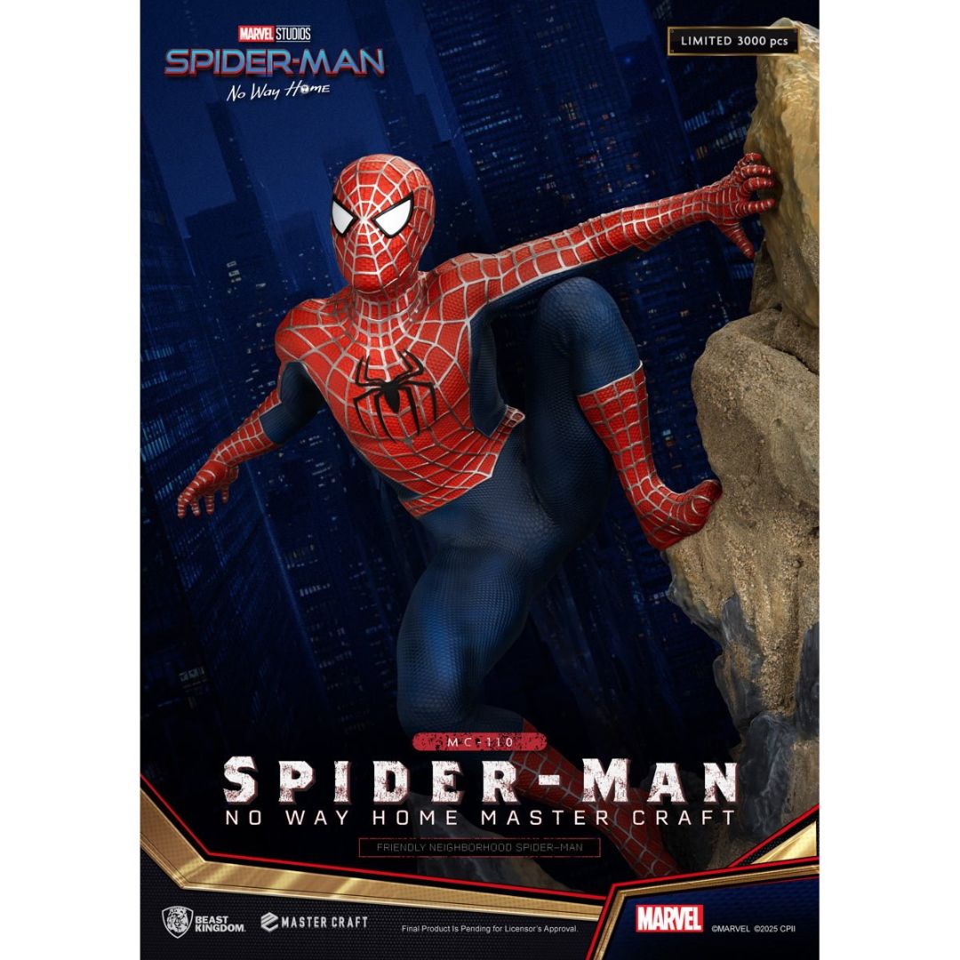 Spider-Man: No Way Home Friendly Neighborhood Spider-Man Master Craft Statue By Beast Kingdom -Beast Kingdom - India - www.superherotoystore.com