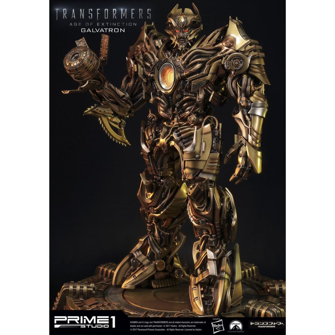 Transformers: Age Of Extinction (Film) Galvatron Gold Version Statue By Prime1 Studios -Prime 1 Studio - India - www.superherotoystore.com