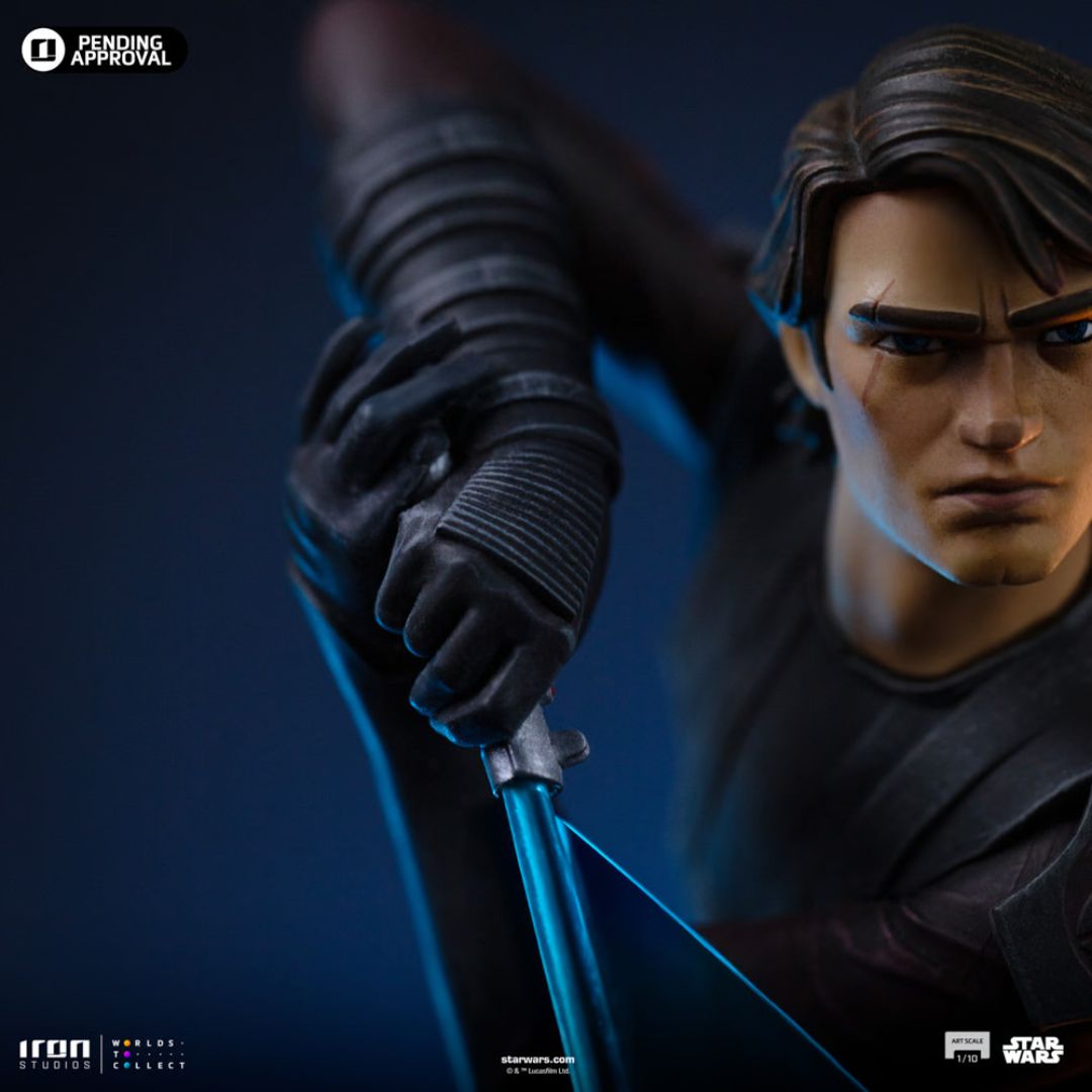 Anakin Skywalker Clone Wars Statue By Iron Studios -Iron Studios - India - www.superherotoystore.com