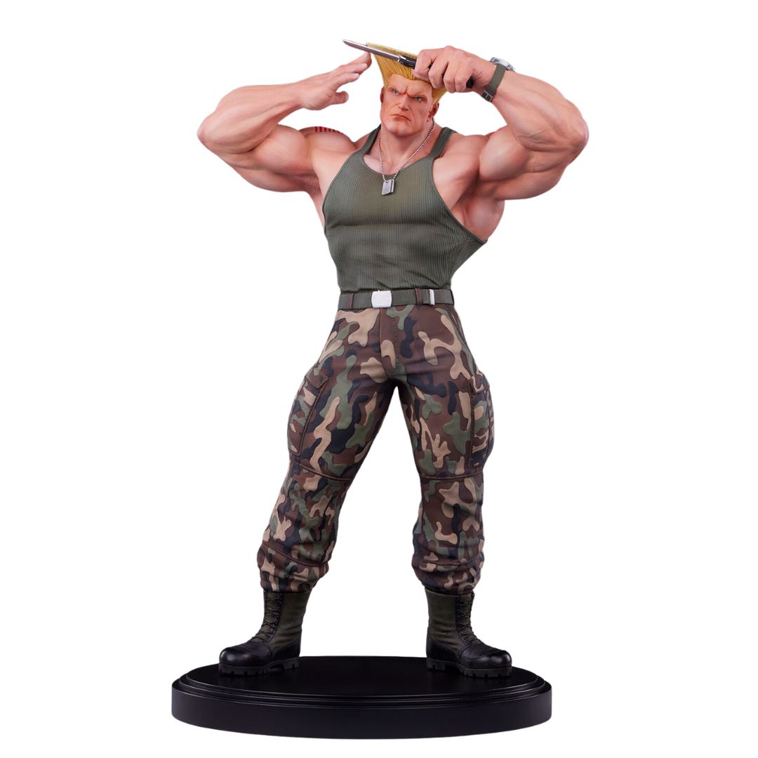 Guile Deluxe Edition statue by PCS Collectibles -PCS Studios - India - www.superherotoystore.com