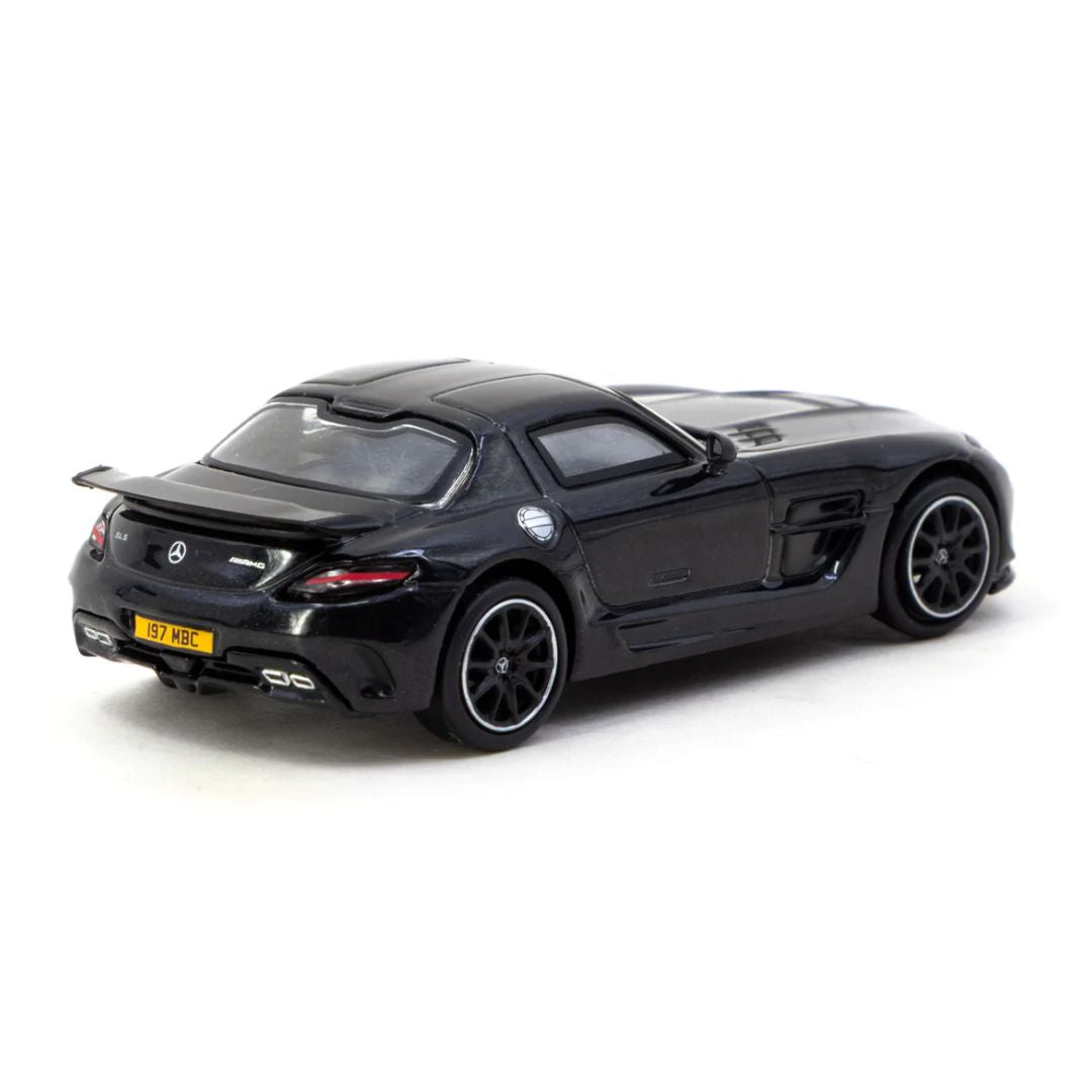 Mercedes-Benz Sls Amg Coupé Black Series Black Metallic - Singapore Special Edition 1:64 Scale Die-Cast Car By Tarmac Works -Tarmac Works - India - www.superherotoystore.com