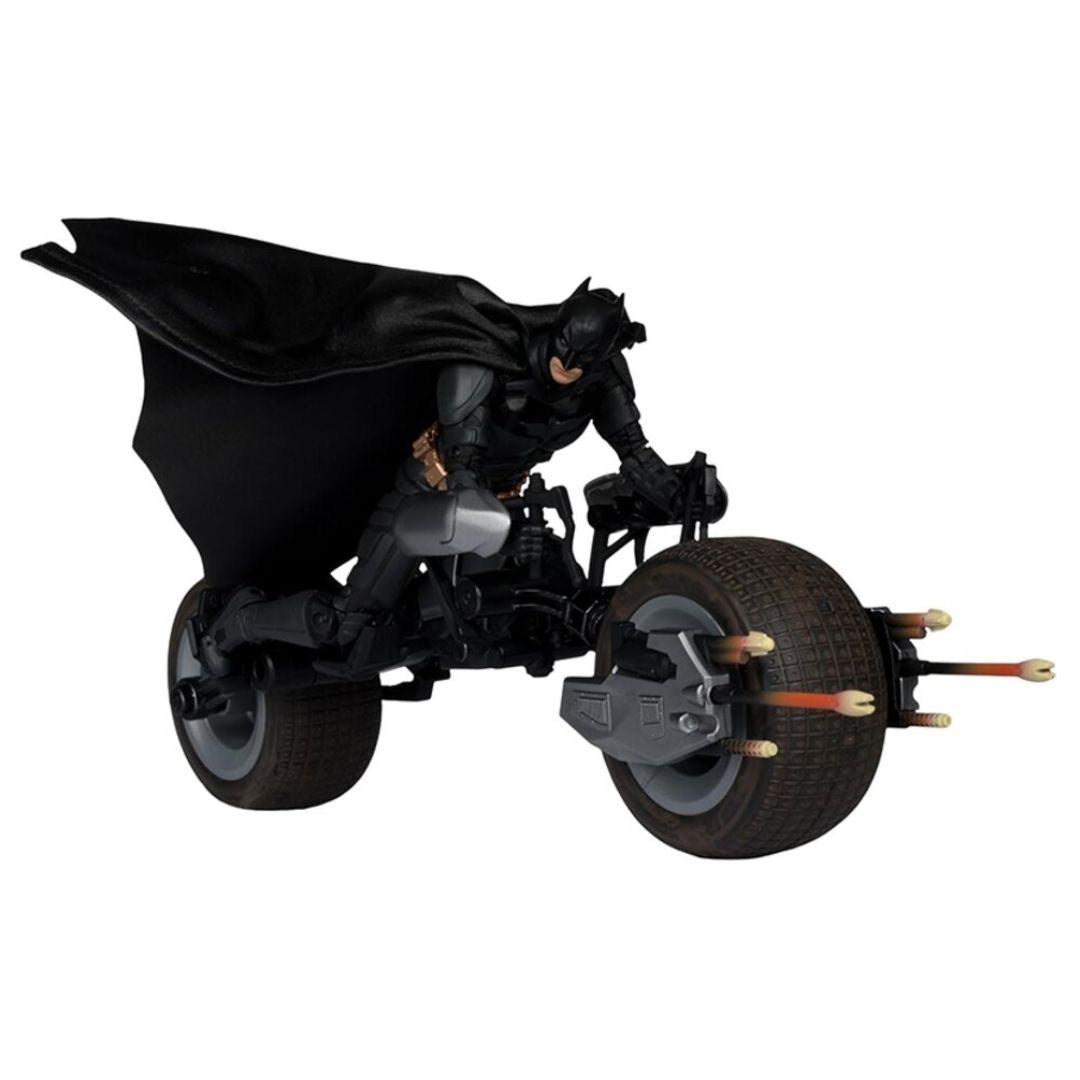 Batpod With Batman (The Dark Knight) DC Multiverse By Mcfarlane Toys -McFarlane Toys - India - www.superherotoystore.com