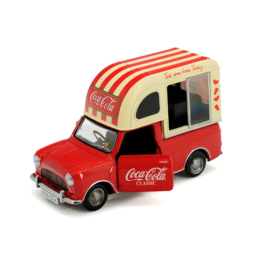 Morris Mini Pickup X Coca Cola 1:64 Scale Die-Cast Car By Tiny City