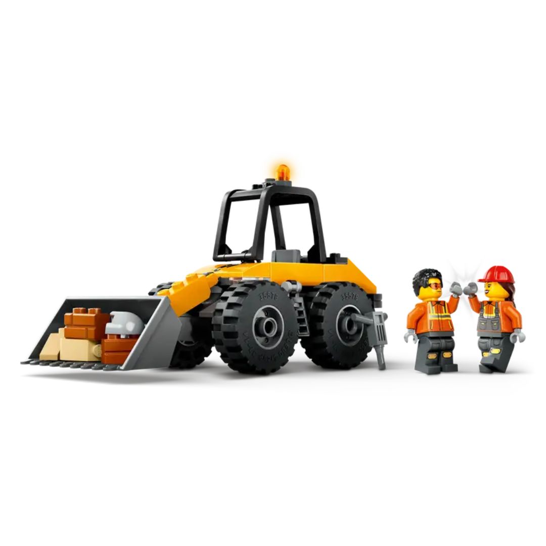 Yellow Construction Wheel Loader Lego City By Lego -Lego - India - www.superherotoystore.com