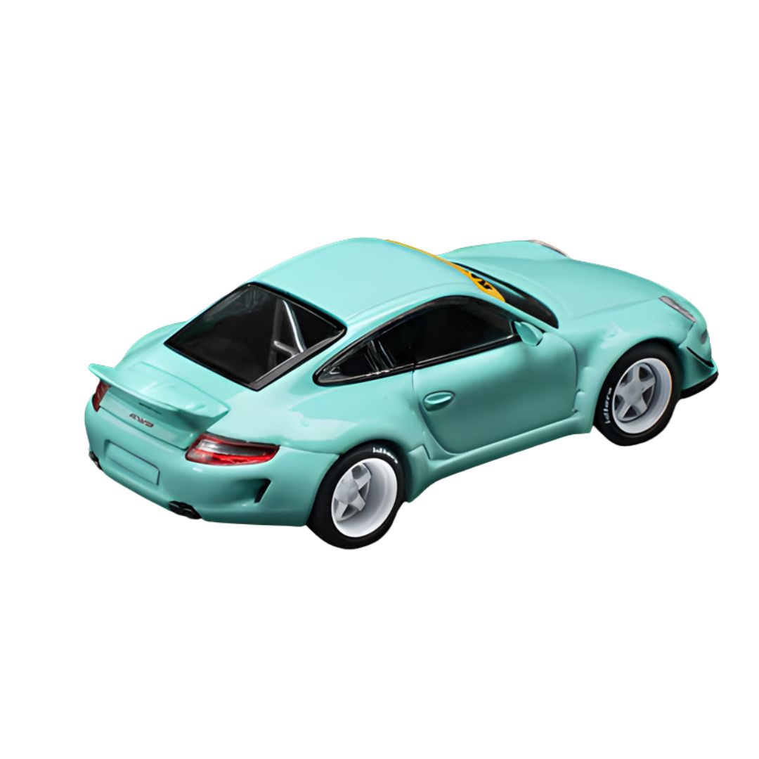 997 RWB Tiffany Blue 1:64 Diecast Car By Pop Race -Pop Race - India - www.superherotoystore.com