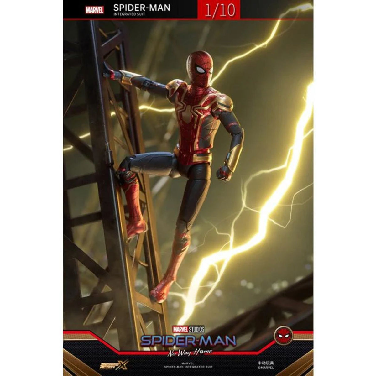 Spider-Man No Way Home - Integrated Spiderman Suit By Zd Toys -ZD Toys - India - www.superherotoystore.com