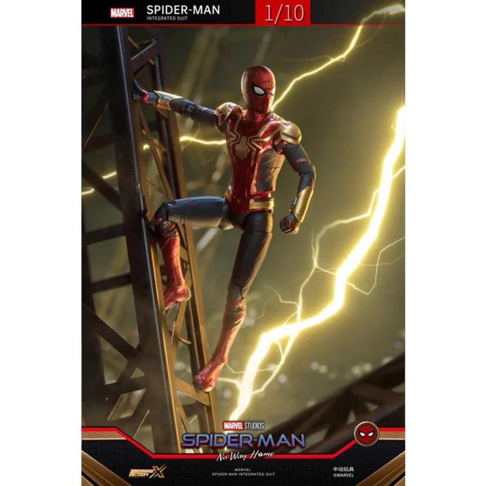 Spider-Man No Way Home - Integrated Spiderman Suit By Zd Toys -ZD Toys - India - www.superherotoystore.com