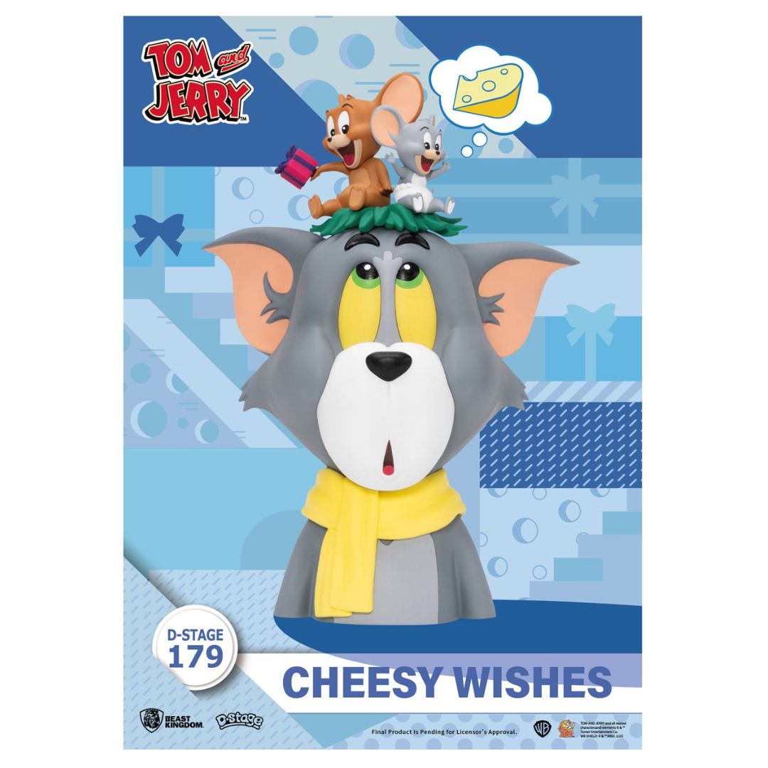 Tom And Jerry Cheesy Wishes Ds-179 D-Stage Statue By Beast Kingdom